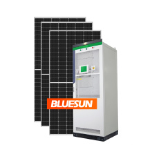 High efficiency 3 phas hybrid home solar power system 30kw 50kw 100kw solar grid tie battery storage system for home